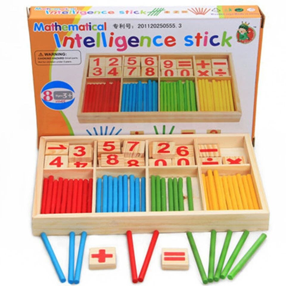 ‎بوكس عصيان العد الخشبي المنتسوري🔢🪵
