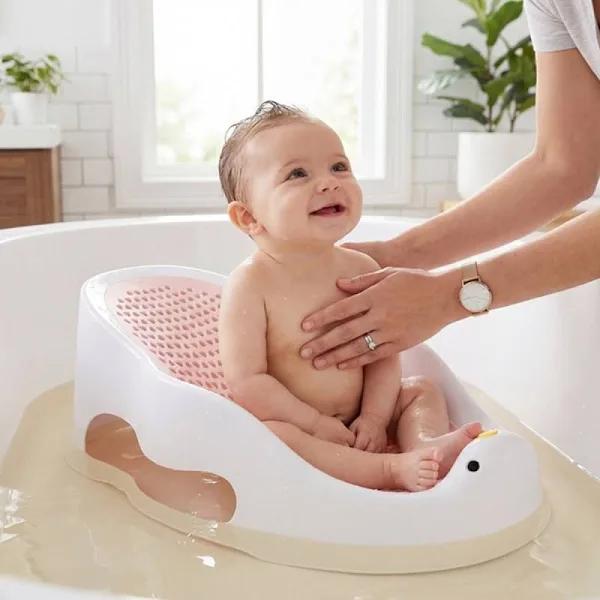 كرسي استحمام سيليكون للأطفال 💦👶