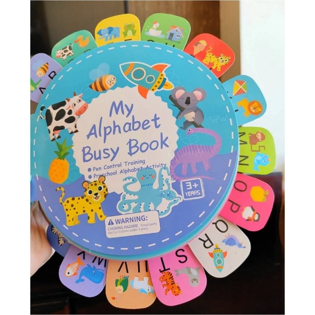كتاب منتسوري التفاعلي (Busy Book) 📚✨
