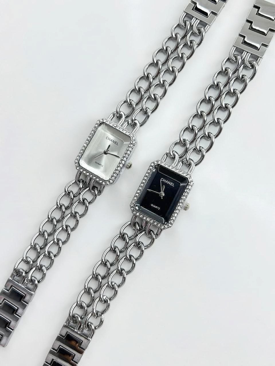 ساعة CHANEL معدن حريمي😍